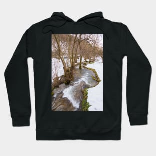 Calc-sinter or Travertine terraces, Gutenberg, South Germany Hoodie